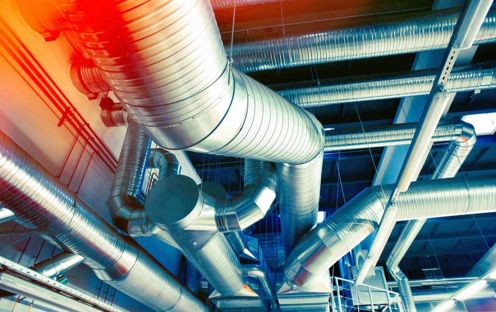 Ductwork used in air conditioning installation